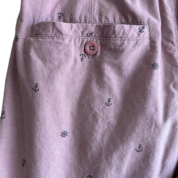 RetroFit Pink Anchor Flat Front Shorts  • Used • Size: 32 - Picture 4 of 7